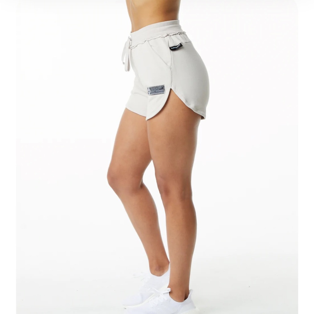 Alphalete Terry Shorts, Moonstone, Size small. New with Tags!